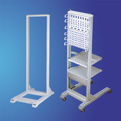 19" One frame Open Rack for Telecom Cable Appliances