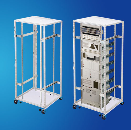Wide Telecom Open frame Rack for cable management